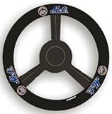 New York Mets Leather Steering Wheel Cover