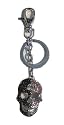 Diamante studded Skull Charm in Purple
