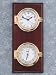 Weems &amp; Plath Cutter Collection Plaque Barometer and Clock Combination