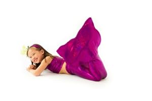 Sparkly Mermaid Tail By Applejack Apparel (Medium 5-7, Prettiest Pink)