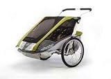 Chariot Deluxe Cougar 2 CTS Adventure Carrier (Chassis Only) - Avocado/Silver/Grey