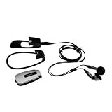 IQUA BHS-801 Bluetooth Silver Stereo Headset with echo cancellation and noise reduction, Up to 10 hours talk time, 8 hours music playing time or 150 hours standby