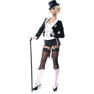 Paper Magic Women's French Kiss Showgirl Costume