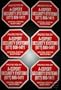 6 SECURITY SYSTEM BUGLAR ALARM STICKERS