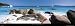 Praslin, Seychelles Travel Art Poster Print by Lee Frost, 24x8