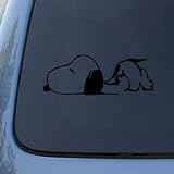 SNOOPY - Peanuts - Vinyl Decal Sticker #A1471 | Vinyl Color: Black
