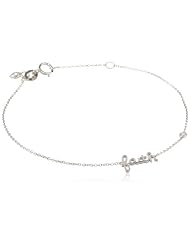Shy by Sydney Evan Faith Bracelet with Diamond Bezel, 6.25"+Extender 0.50"