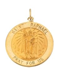 CleverEve Designer Series 14K Yellow Gold 5.50 grams 25.00 mm Saint Raphael Medal