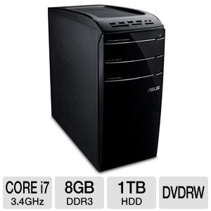 ASUS Core i7 8GB, 1TB HDD Desktop