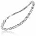 Forzieri 18K White Gold Four-Prong Diamond Tennis Bracelet