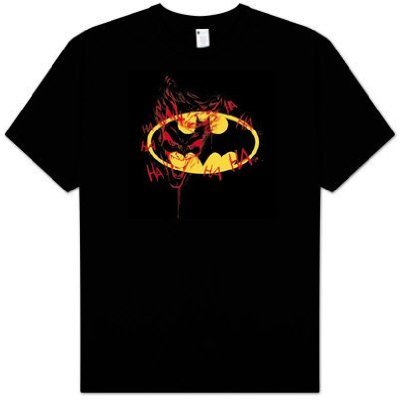  Batman T-shirt - Joker Graffiti Adult Tee Shirt