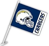 San Diego Chargers Car Flag Vibrant Colors & Features the Team Logo Made with Sturdy Nylon