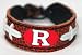Rutgers Scarlet Knights Classic Football Bracelet - College Athletics Sports Merchandise