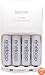 Sanyo Eneloop 4 Pack AA NiMH Pre-Charged Rechargable Batteries w/ Charger