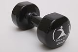 Vinyl Dumbbell, 20 LB, Black