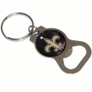 Bottle Opener Key Ring - New Orleans Saints