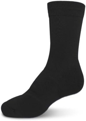 LifeSocks BasePlus Everyday, Merino Socks with Seacell Active, Black, Medium