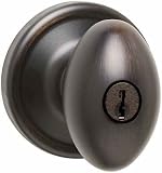 Kwikset #740L 11P SMT CP K4 Bronze Laurel Entry Knob
