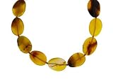 14k White Gold Rainforest Agate Necklace, 20