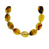 14k White Gold Rainforest Agate Necklace, 20