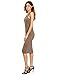 MakeMeChic Women's Sleeveless Tank Basic Racerback Midi Dress