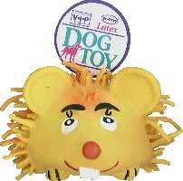 Vo-Toys Latex Hairy Mouse Jumbo Dog Toy