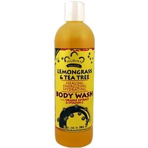 Nubian Heritage Body Wash Lemongrass and Tea Tree 13 oz
