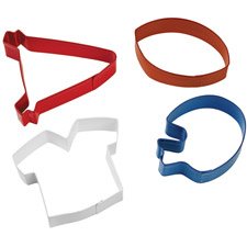 WILTON CLRD MTL FOOTBALL CC SET 4PC 2308-1263