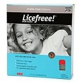 Licefreee non-toxic lice killing hair gel with steel comb - 4 oz, 2 pack