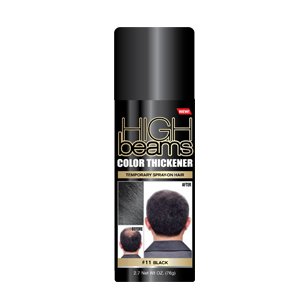 High Beams Color Thickener Temporary Spray-On Hair - Black 2.7 oz