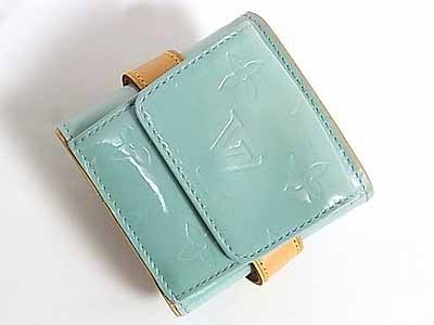 (ルイヴィトン)LOUIS VUITTON ヴェルニ コインケース付きブレスレット[ラファイエット ストリート] ベビーブルー M91014 並行輸入品
