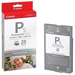 Canon Easy Photo Pack E-P20S Fotopapier silber, 10 x 15 cm, 20 Blatt