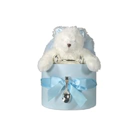 Child to Cherish Five Piece Silver Spoon Giftset Blue