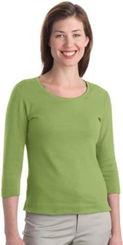 Port Authority Women's Stretch Cotton 3/4 Sleeve Shirt