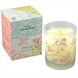 Thymes Kimono Rose Aromatic Candle