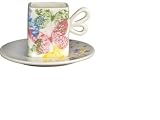 Matchbox Espresso Cups & Saucers - Butterfly  from Lavington at Home