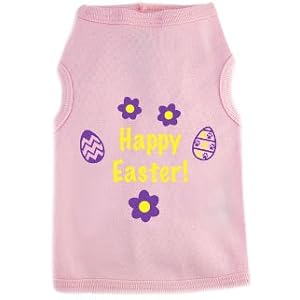 pink Easter dog tshirt