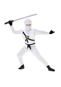 White Toddler Ninja Costume Toddler