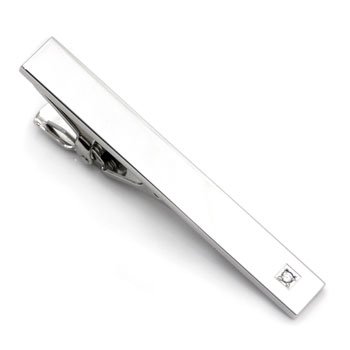ST Dupont Platinum Diamond Tie Clip