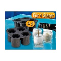 Pearl Silikon-Eisglasform - Eisform f�r 4 EIS-Gl�ser, wiederverwendbar