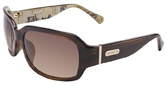 Click here to buy COACH MARTHA S832 Sunglasses (245) Brown Horn by COACH.