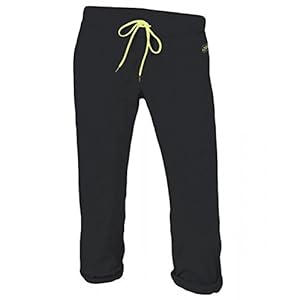 Soffe Juniors Year Round Football Capri, Large, Black/Limeade
