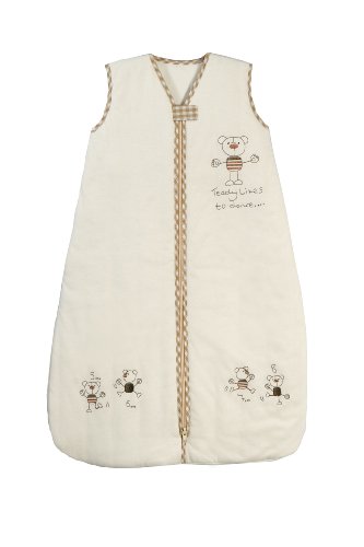 Slumbersac Baby Sommer Schlafsack ungefüttert 0.5 Tog - Teddy - 6-18 Monate/90 cm