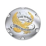H-D Gold Live to Ride - Derby Cover 25127-04A