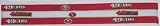 San Francisco 49ers NFL 3-Pack Elastic Headband