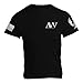 Soldier and Flag Patriotic Shirt for Men and Women - Military Gym Fitness Motivation - US Flag T-Shirt X-Large Black