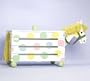 Burton & Burton Darlin' Dots Pastel Polka Dot Wooden Horse Toy Chest