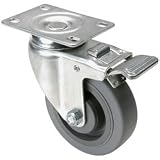 4 Swivel Caster with Quick Brake 175 lb. Load Capacity