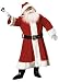 Deluxe Plush Old Time Santa Costume Set - Large/Standard, 40 to 48
