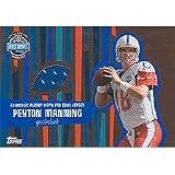 Peyton Manning 2008 Topps 'All Pro Relics' #APR-PM 2008 Pro-Bowl Game Used Jersey (Blue swatch) insert card.